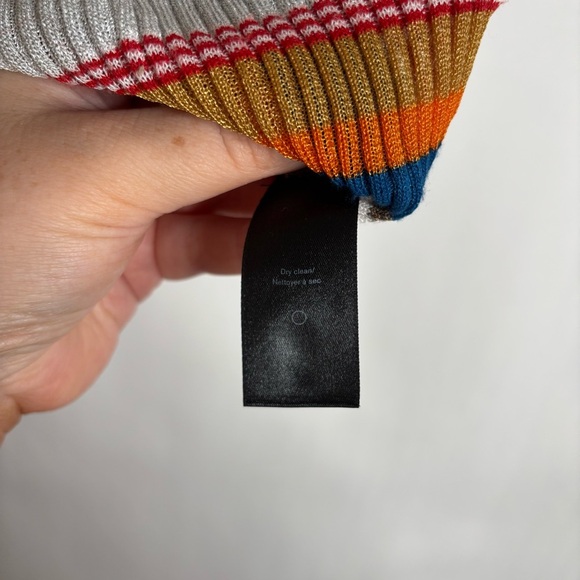 Rag & Bone Katie Metallic Stripe Tee size Small - Picture 7 of 11